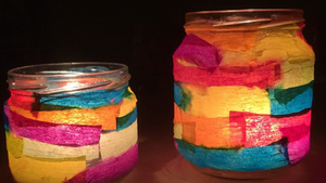 Mason Jar Lanterns Kids Craft