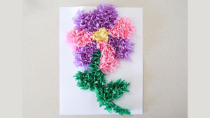 3D Tissue Paper Kids Craft