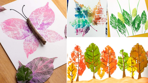 Leaf Print Paint Kids Craft